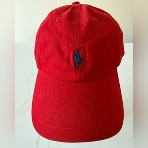 Polo Ralph Lauren red dad Cap